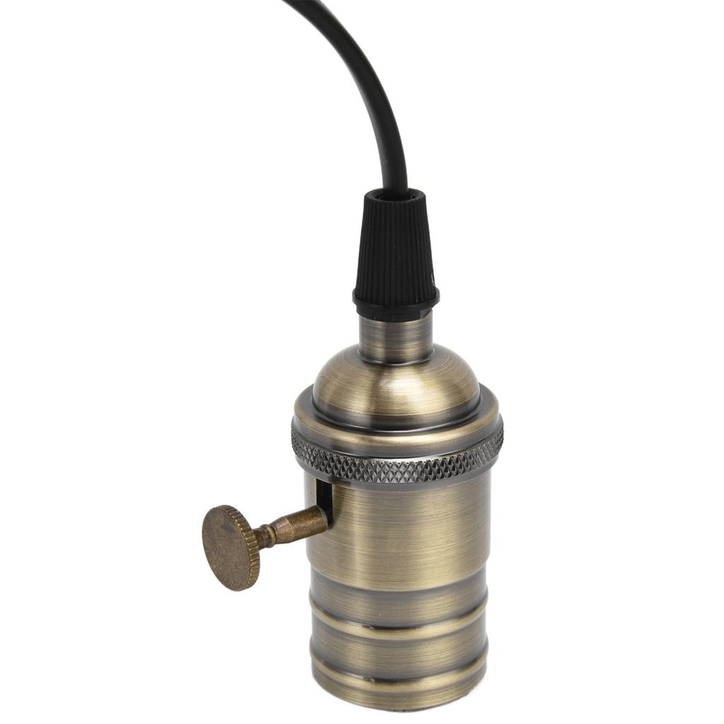 E27CelsiusE26 Vintage Pendant Lamp Socket Decorative Retro Hanging Light Holder with Plug