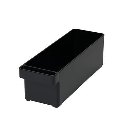 [BLKP] Pearl Metal Vegetable CompartmentFreezer Compartment Multipurpose Storage Tray, Deep, Slim, 100mm W X 323mm D X 100mm H, Made In Japan, Black,