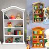 1/12 Puppenhaus Dekoration Miniatur Bücherregal Möbelmodell Realistisches Bücherregal für Spielszene Möbel Kinderpuppen Zubehör