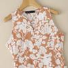 ZANZEA Women Summer V-Neck Casual Printing Sleeveless Dress