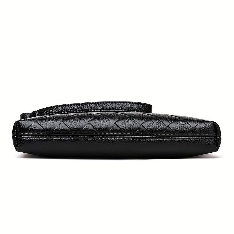 Flower Printed Crossbody Bag, Women's Multi Zipper Clutch Wallet, Fashion Shoulder Purses For Daily Use