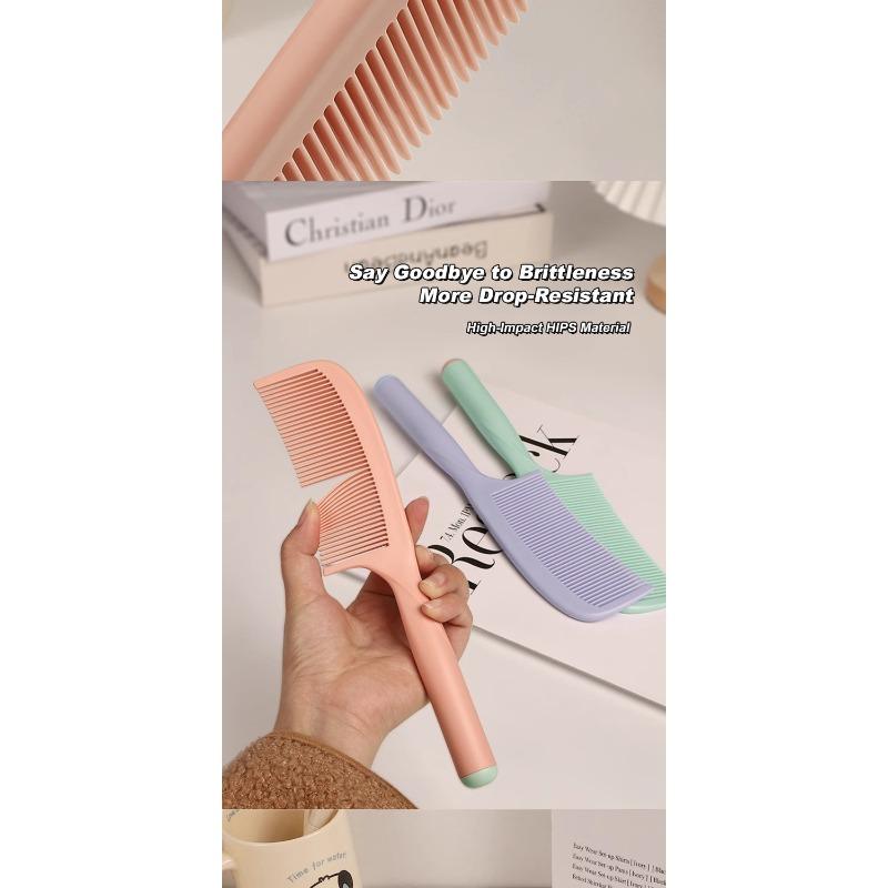 Anti-tangle Hair Comb, Long and Short Hair Smoothing Comb, Straight and Curly Hair, Good-looking Girls’ Dormitory Comb