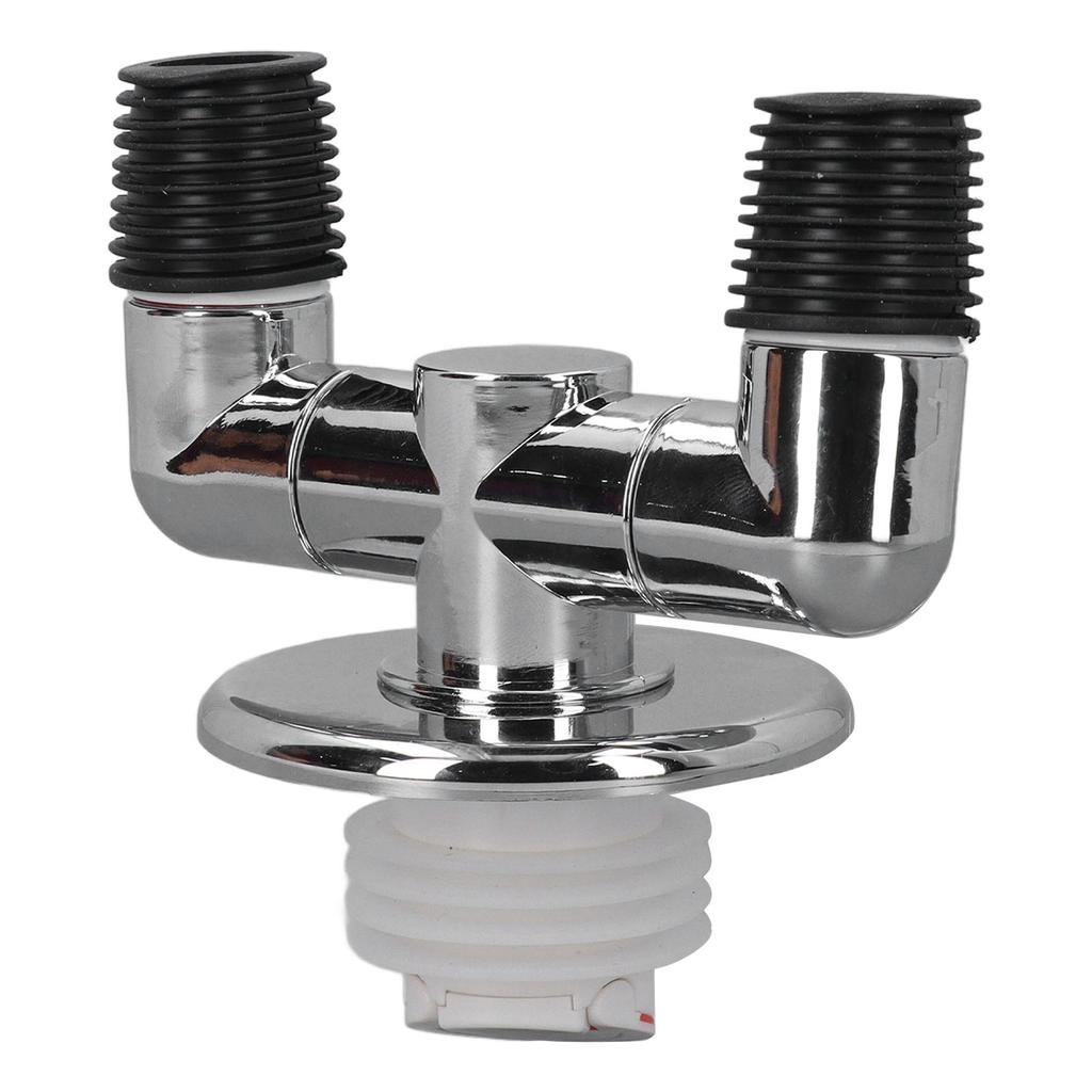 3 Way Hose Splitter Odor Prevention ABS High Toughness Improve Drainage Efficiency Washing Machine