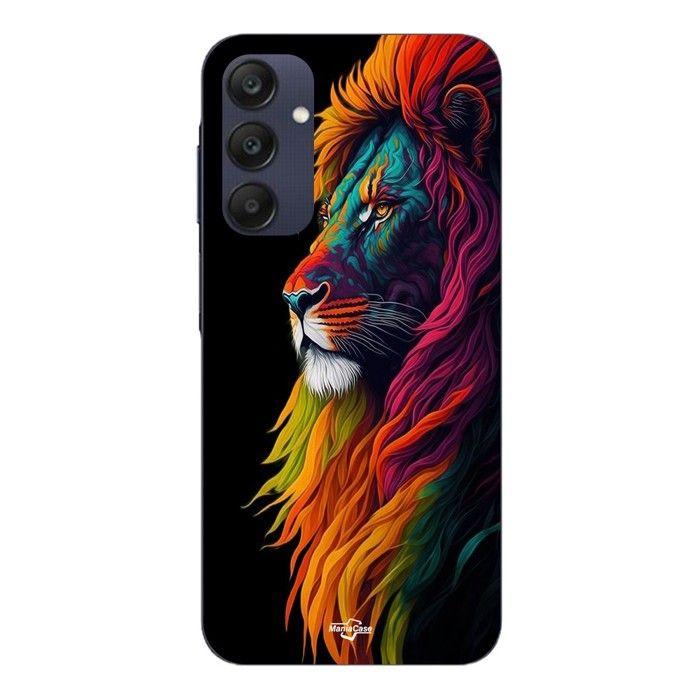 Coque Pour Samsung galaxy A25 Lion Majestueux Coloré Maniacase