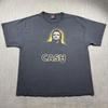 Vintage Johnny Cash Zion Rootswear Shirt Mens Big 1X Black 2004 Band 2000s Tee Unisex T-Shirt