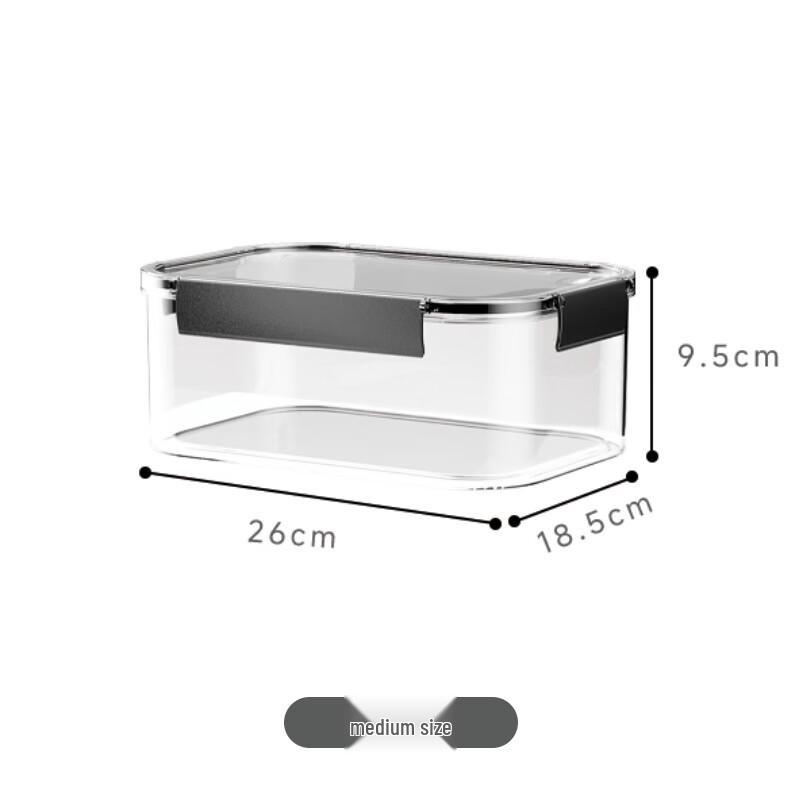 Stackable PET Refrigerator Food Storage Containers (5-Pack)
