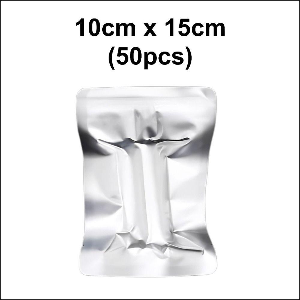 50 BUC Pungă Retort din Aluminiu pentru Depozitare Alimente Pungă Sigilabilă la Temperatură Înaltă Depozitare Nuci