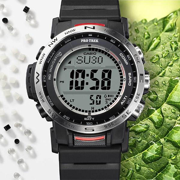 Casio Men's PRO TREK PRW-35-1AJF [PRO TREK Climber Line] Round Watch Black Digital