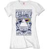 Pink Floyd Womens/Ladies Carnegie Hall Poster T-Shirt