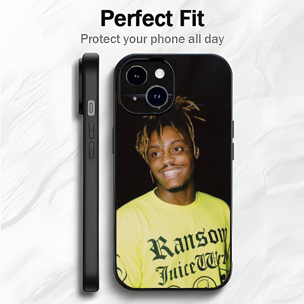 Emotional Rap Star J-Juice WRLD Phone Case Phone Case Soft Packaging Lightweight For iPhone17 16 15 14 13ProMax