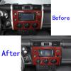 DIYUCAR Fit Toyota FJ Cruiser 2007-2021 Car GPS Navigation Side Border Decoration Frame Strip