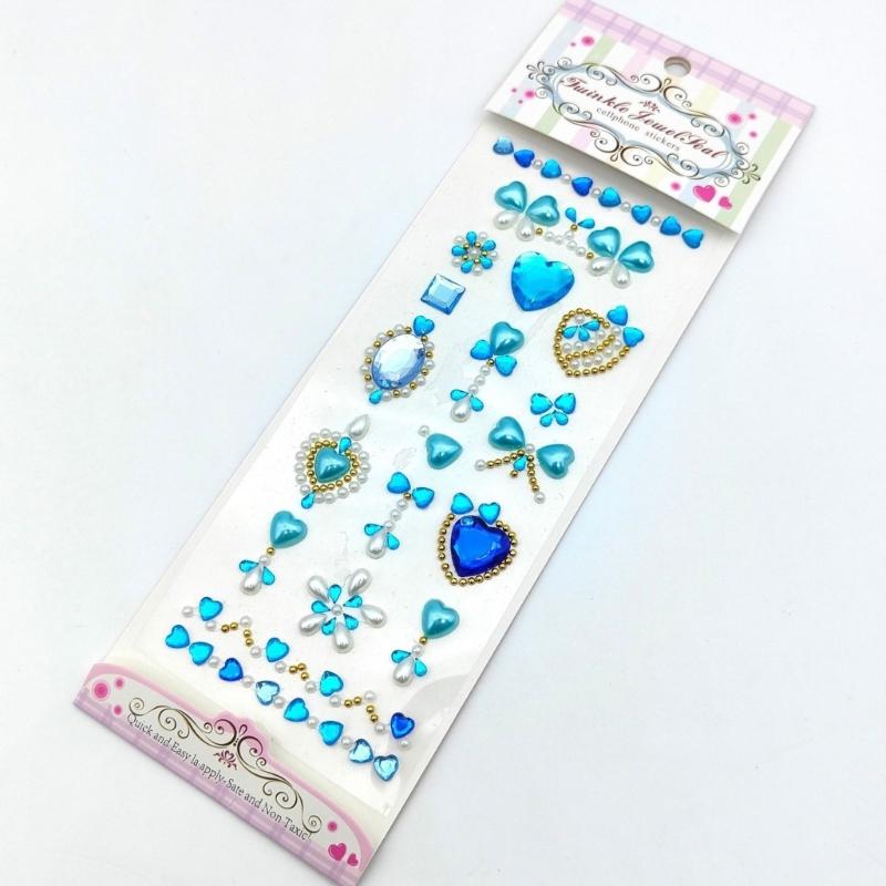 Gem Sticker Jewels for Crafts,Selfs Adhesive Rhinestones Jewel Stick On Gem Acrylic Heart Star Butterfly Sticker