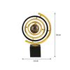 Art Sculpture Modern Decor Statue Centerpiece Ornament Iron Material Rotating Globe Aesthetic