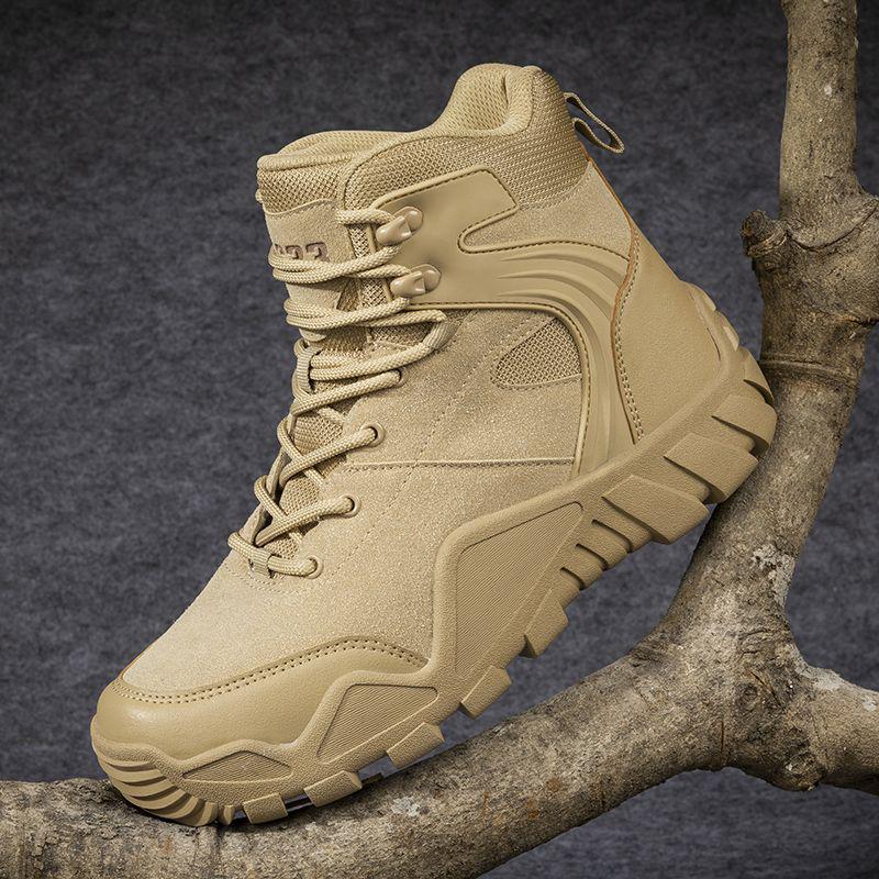

Мужские оригинальные высокие тактические ботинки для улицы – Нескользящие, несущие нагрузку ботинки для пешего туризма и альпинизма для дикой местности и кемпинга 42