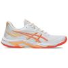 New Asics NETBURNER BALLISTIC FF 4 Abrasion Resistant Low Top Training Shoes Women's White Orange Red 1052A083-101
