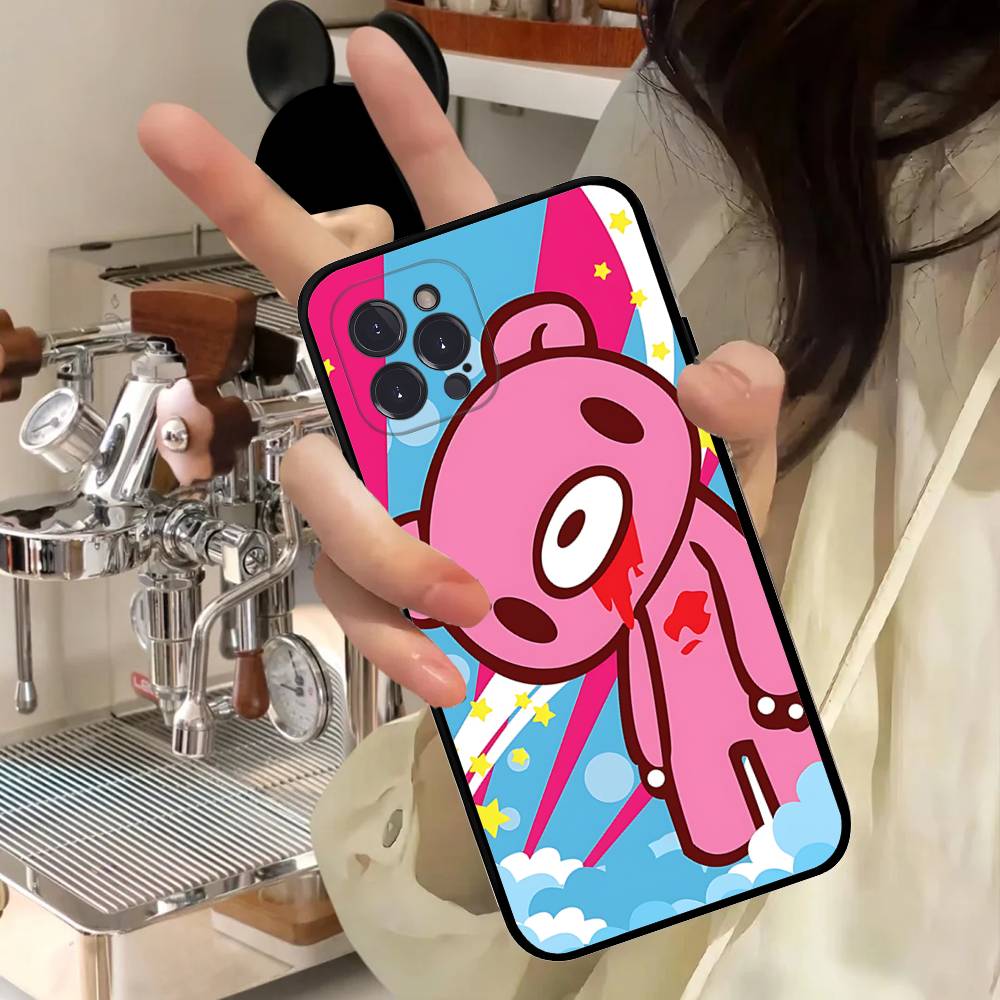 Cute G-Gloomy B-Bear For IPhone 17 16 15 14 13 12 11 Pro Max 13 17Air Shockproof Soft Phone Cases Coque