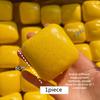 Enfants Enfants 1 Pièce Jouet à Presser Carré Pain Simulé Squishy, Soulagement du Stress Montée Lente Petit Toast Jouet Sensoriel Fidget Pour Adultes
