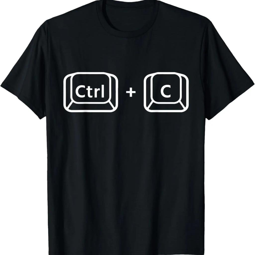 Fathers Day Gift Ctrl C & Ctrl V Dad & Baby Matching New Dad T-Shirt