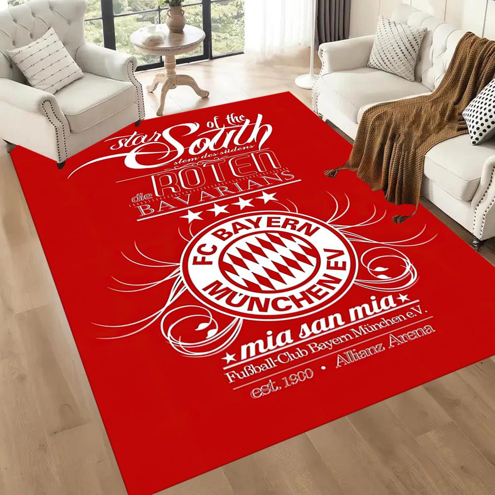 Fc Bayern München Square Rugs Are a Great Choice for Living Rooms, Bedrooms, Home Décor, and As Gifts.