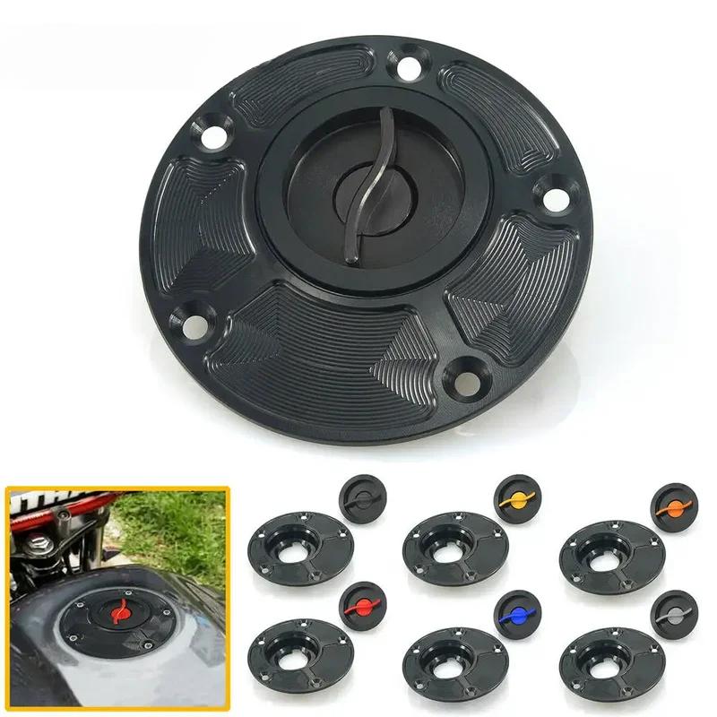 For Yamaha YZF R3 R25 FZ1 FZ6 MT07 MT09 YSR 50 Motorcycle Accessories Fuel Tank Cap Gas Oil Fuel Tank Cover Petrol Aluminum