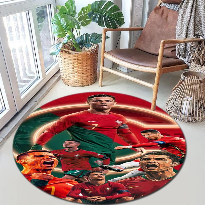 Cristiano Ronaldo Trophy Glory Carpet Doormat Home Decor Dormitory Decoration Office Chair Cushion Protective Pad