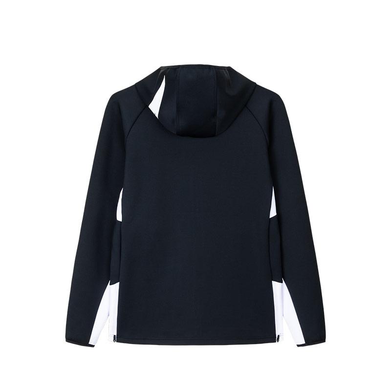 Anta Basketball Series Lettered Hooded Long Sleeve Knit Top Men Tops Basic-Black Pure-White 152441756-2