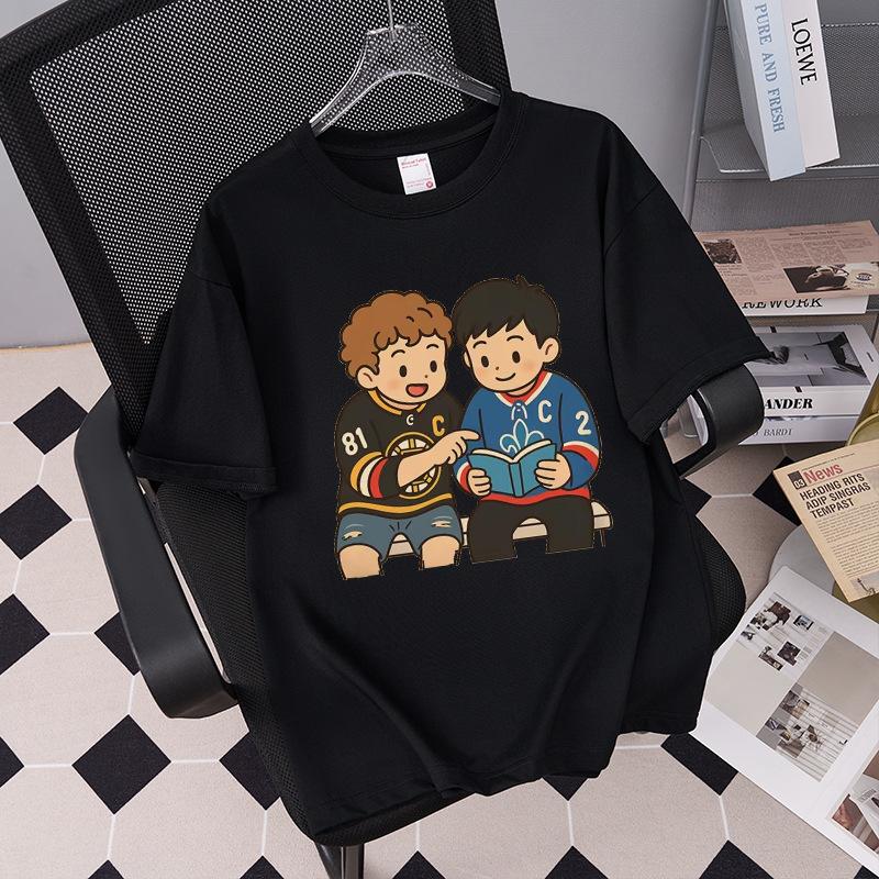 

Heated Rivalry 24 Letter Tshirts 2026 New Unisexs Womens Retro Fashion Short Sleeved Cotton Casual Aesthetic Tshirts Streetwear 3XL
