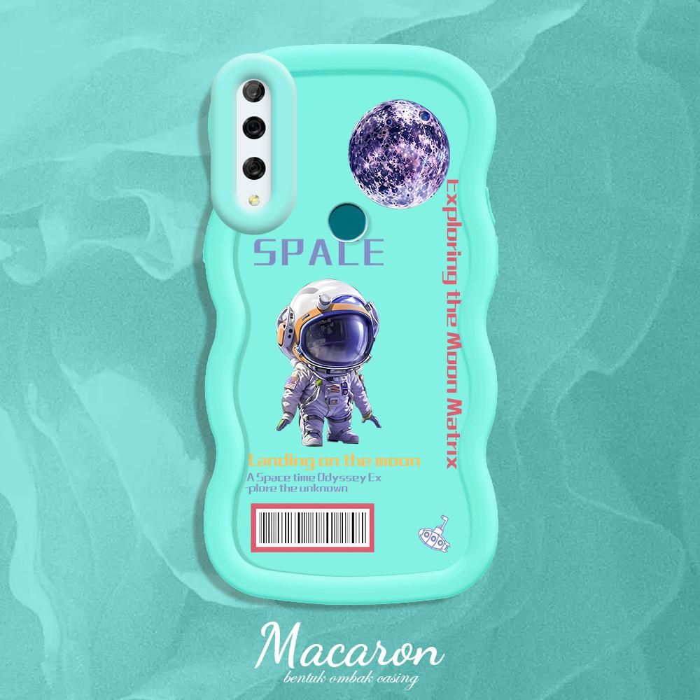 

Окрашенный узор Big Wave Edge Мягкий силиконовый материал Macaron чехол для телефона противоударный защитный резиновый чехол для iPhone Huawei Honor Infinix Tecno Tecno Pova 6 Neo синий