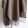 Women Reversible Double Sided Cashmere Feel Scarf Solid Color Tassel Shawl Warm Winter Wrap Thick Soft Pashmina Stole Ladies