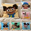 Y-Yakka Dee Pillow Case Anti-dustmite Pillowcase Invisible Zipper Silky Short Plush Sofa Cushion Cover