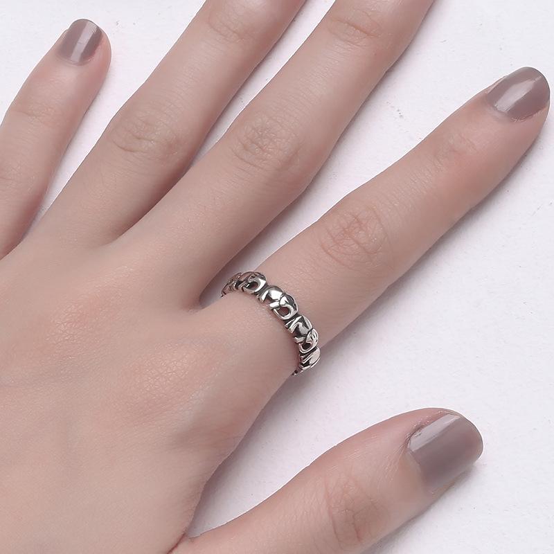 Ventfille Genuine Copper Color Elephant Ring Design For Women Girl Present Choice Thai Style Mascot Stamped Jewelry Creation