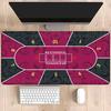 Playmat Texas Holdem Poker Mousepad Rubber Nonslip Gaming XXL Tabletop HD Printing Mousepad Entertainment Board Game Desk Mat