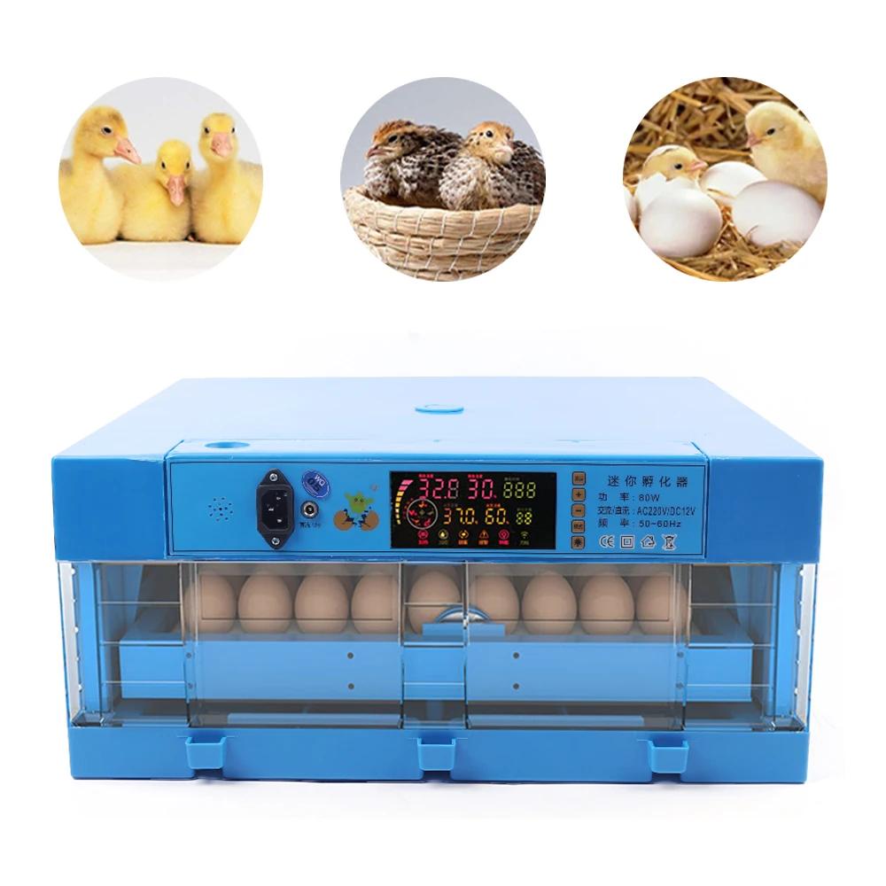 

Bymaocar Bymaocar 64 Egg Automatic Incubator Digital Poultry Hatcher W/ Temperature & Humidity Control,Auto Egg Turning Function синий
