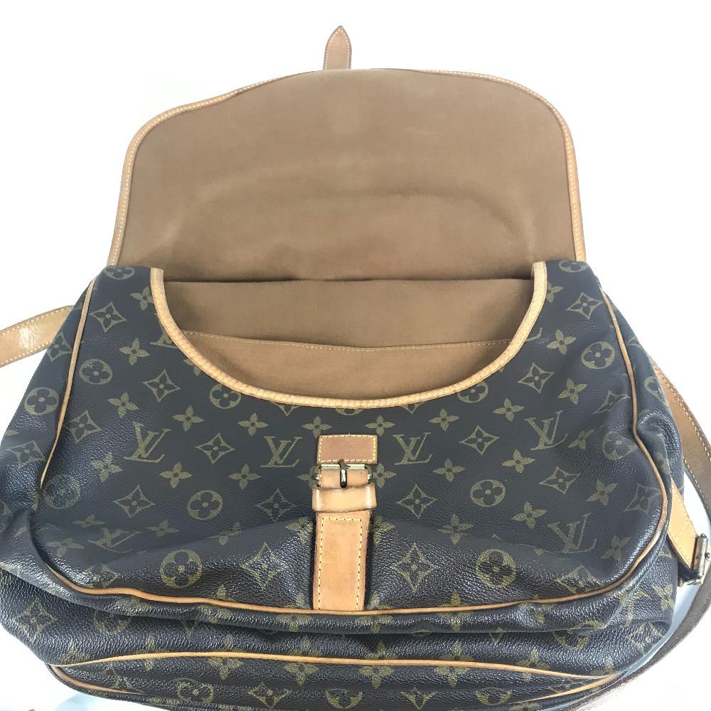 Louis Vuitton M40662 Monogramm SaumurGM Crossbody Klapp-Umhängetasche