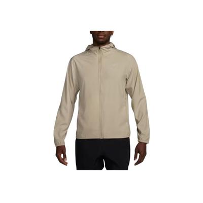 Giacca con Cappuccio e Zip Tinta Unita Uomo Giacche Beige FB7483-251