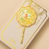Chinese-Style Small Mirror Gift Box Set: Elegant Handheld Vanity Mirror for Women - Perfect Gift for Friends