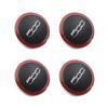 4 Piezas Tapacubos de 133 mm para Rueda de Fiat 500 Tapas Centrales de Rueda Pegatina Emblema 68078419AC 68078421AC 51884863 Rojo G