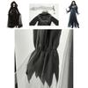 Scary Ghost Bride Costume For Women Halloween Cosplay Party Elasticity Cape Gloves Skirt S-xxl