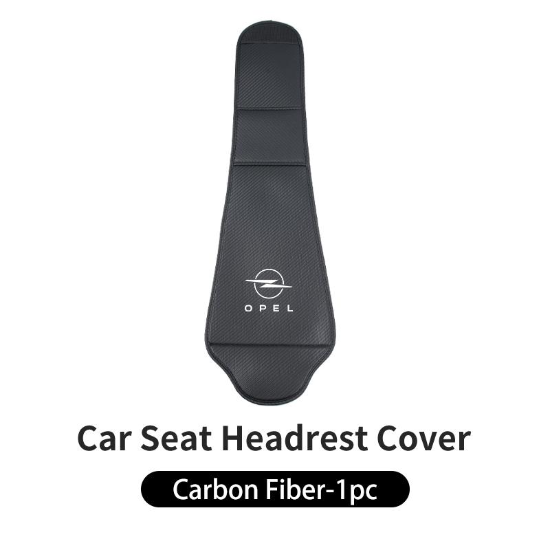AAAYQ1 Car Seat Headrest Cover Leather Neck Pillow Protector Accessories For Opel Astra Insignia Corsa Zafira Meriva Mokka Vivaro Vect