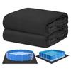 Thin Felt Swimming Pool Liner Pad Lightweight Portable Pool Underpad Trimmable for Outdoor Family Use and Easy Storage