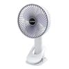 1200mAh 3 Speed Multifunctional Portable Desktop Clip Fan Summer Cordless Handheld Fan Silent Personal Fan Ventilator Cooler