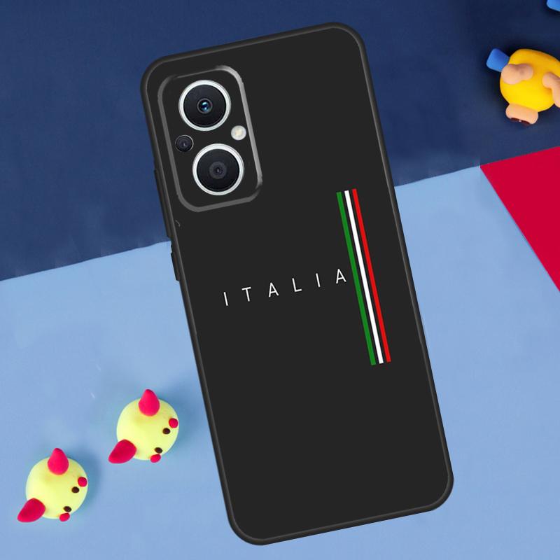Italy Flag For OPPO Reno 14F 13F 12F 11F 10 11 12 13 14 Pro 8T 7 8 Lite OPPO Find X6 X5 X8 X9 Pro Case