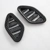 For MG ZS 2018      2024 ABS Carbon Front Conditioner Air Outlet Trim Rear Vent Frame Cover Car Accessories