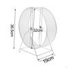 Hamster Exercise Wheel Running Toy Pets Supplies Round with Rack Jogging Roller