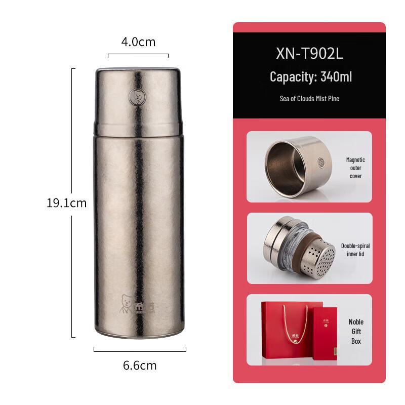 Heenoor Pure Titanium Insulated Mug