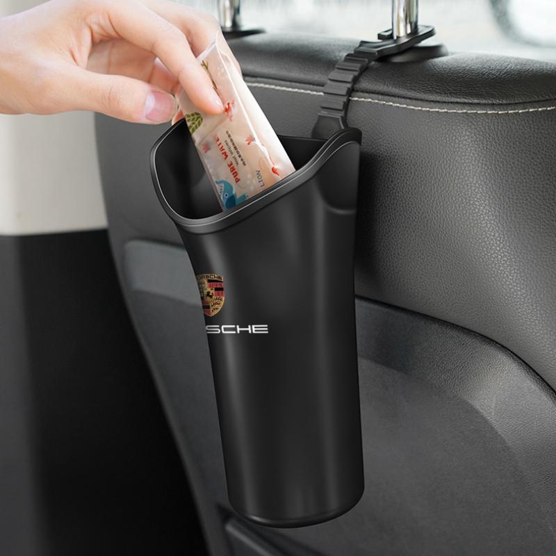 Förvaringslåda för bil Paraply Skräp Organiserare Hink För Porsche 911 918 928 944 968 Boxster Carrera-GT Cayenne Macan Panamera