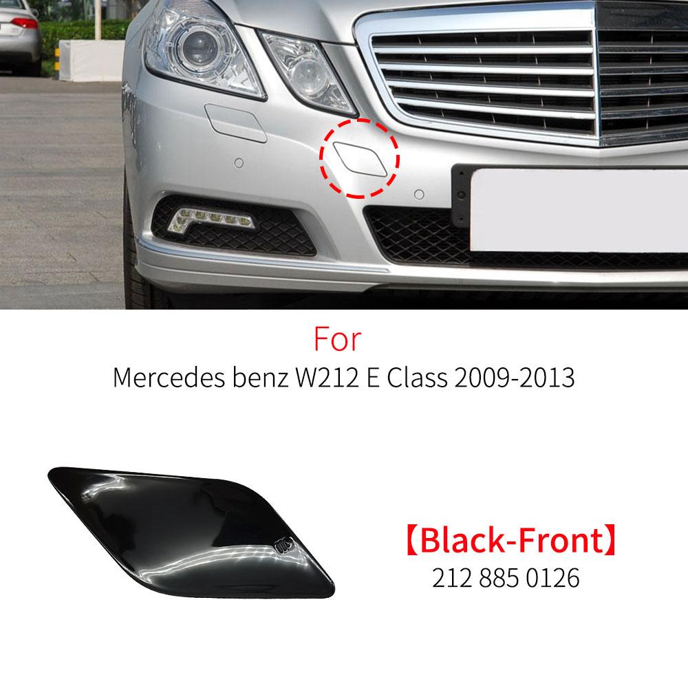 Per Mercedes W212 Auto Paraurti Anteriore Posteriore Gancio di Traino Copertura Tappo Accessorio Nero Per Benz Classe E E200 E230 E250 E300 E350 2009-2012