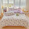 Washed Cotton Single-sided Printing Duvet Cover Single Person Student Dormitory BedSheets Four Season Universal Machine Washable Household Bedding Set