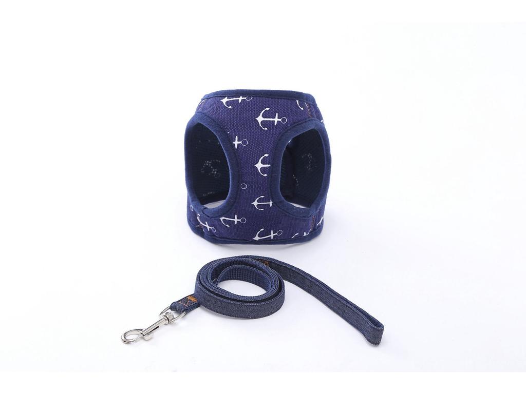 Dog Print Protective Harness Vest