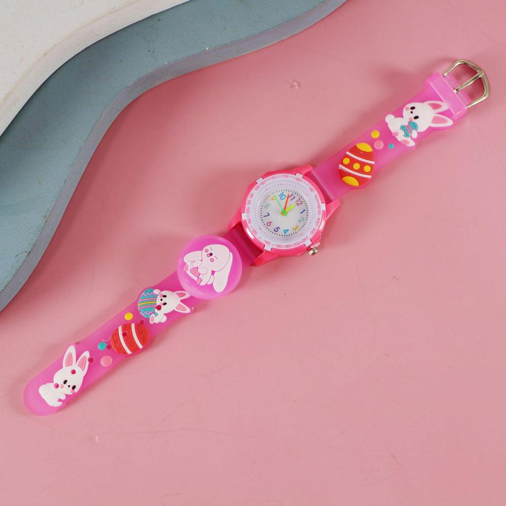 Cartoon Luminous Strap Children's Watch - Creative Birthday Gift for Elementary School Students